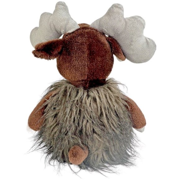 Ganz MYLO Moose Plush Shaggy Furry 18 Inch Floppy Stuffed Animal Toy Brown Gray - Picture 5 of 8